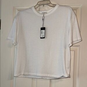 NWT Rag & Bone White Lea Boyfriend Tee